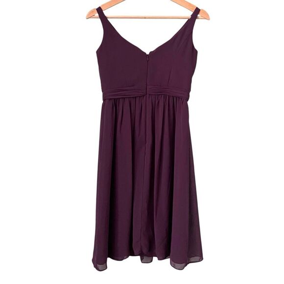 David's Bridal Wisteria Short Bridesmaid Dress in Size 2 - Picture 2 of 8